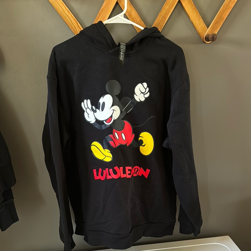 Lululemon Black Mickey Mouse Hoodie